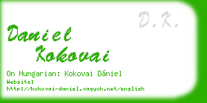 daniel kokovai business card